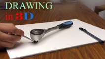 Drawing 3D Effekt !! Optical Illusion Art