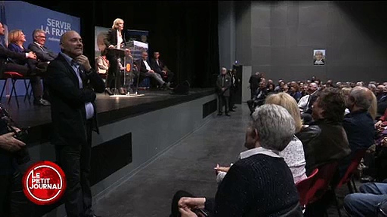 plein meeting, Nadine Morano s'en prend au "Petit journal" de Canal: "Pour eux Molenbeek c'est le Club Med !"