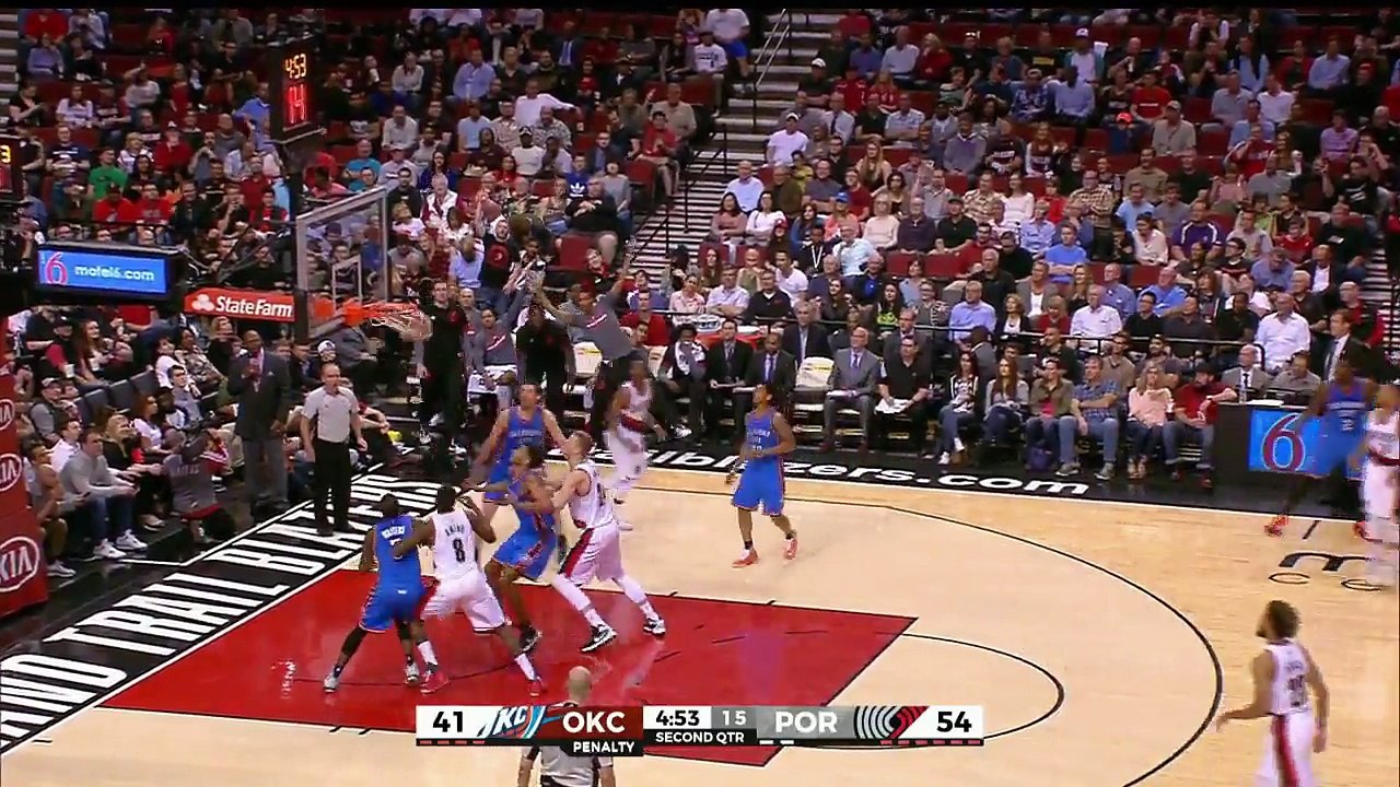 Oklahoma City Thunder vs Portland Trail Blazers