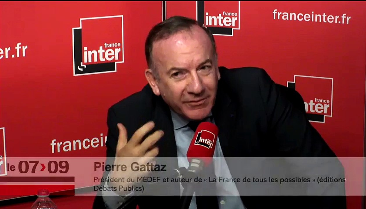 Pierre Gattaz (Medef) : "Le loi El Khomri version 1 aurait dû permettre de déverrouiller des choses"