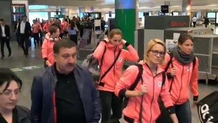 Almanya kadın futbol takımı İstanbul'da