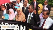 MPs March - MP Pembangkang Membantah Penangkapan Rafizi Ramli