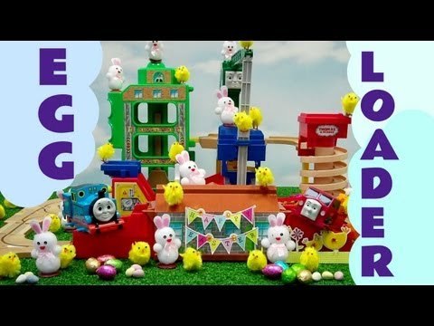 Easter Egg Big Loader Kids Thomas The Tank Toy with Cranky Funny Bloopers Kids Toy Thomas The Tank