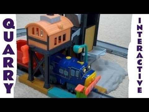 Chuggington Interactive & Brewster ROCK QUARRY On Kids Toy Train Set Like Thomas And Friends