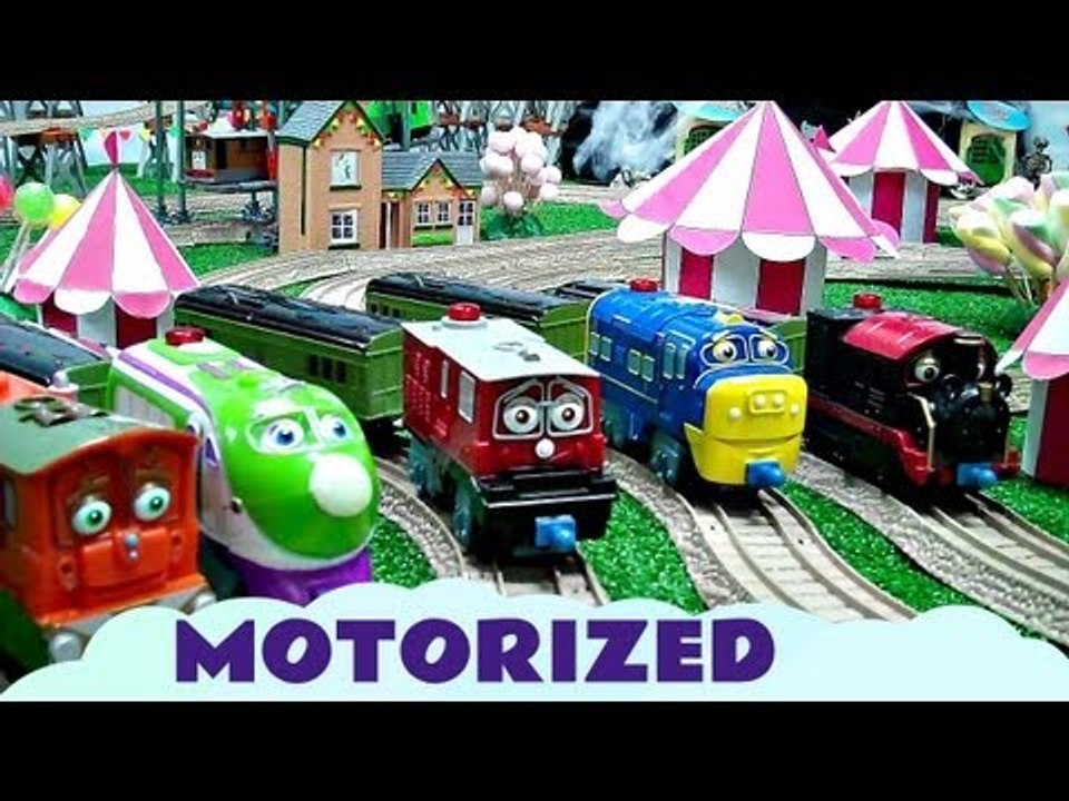 Motorized Chuggington at Thomas The Train Sodor Carnival Funfair Kids Toy Train Set