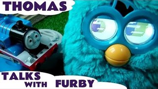 Furby Talks Funny With Talking James and Thomas Kids Thomas e Train Toy Train Thomas And Friends Set