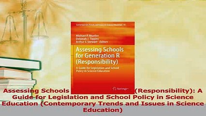 Read  Assessing Schools for Generation R Responsibility A Guide for Legislation and School Ebook Free