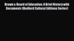 [PDF] Brown v. Board of Education: A Brief History with Documents (Bedford Cultural Editions