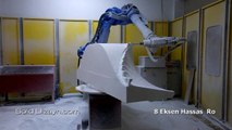 Robotik cnc strafor panel kalıp işleme