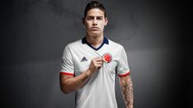 James Rodríguez también viste de blanco con la Selección Colombiana