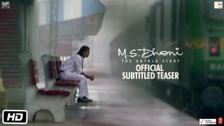 M.S.Dhoni - The Untold Story | Official Subtitled Teaser | Sushant Singh Rajput