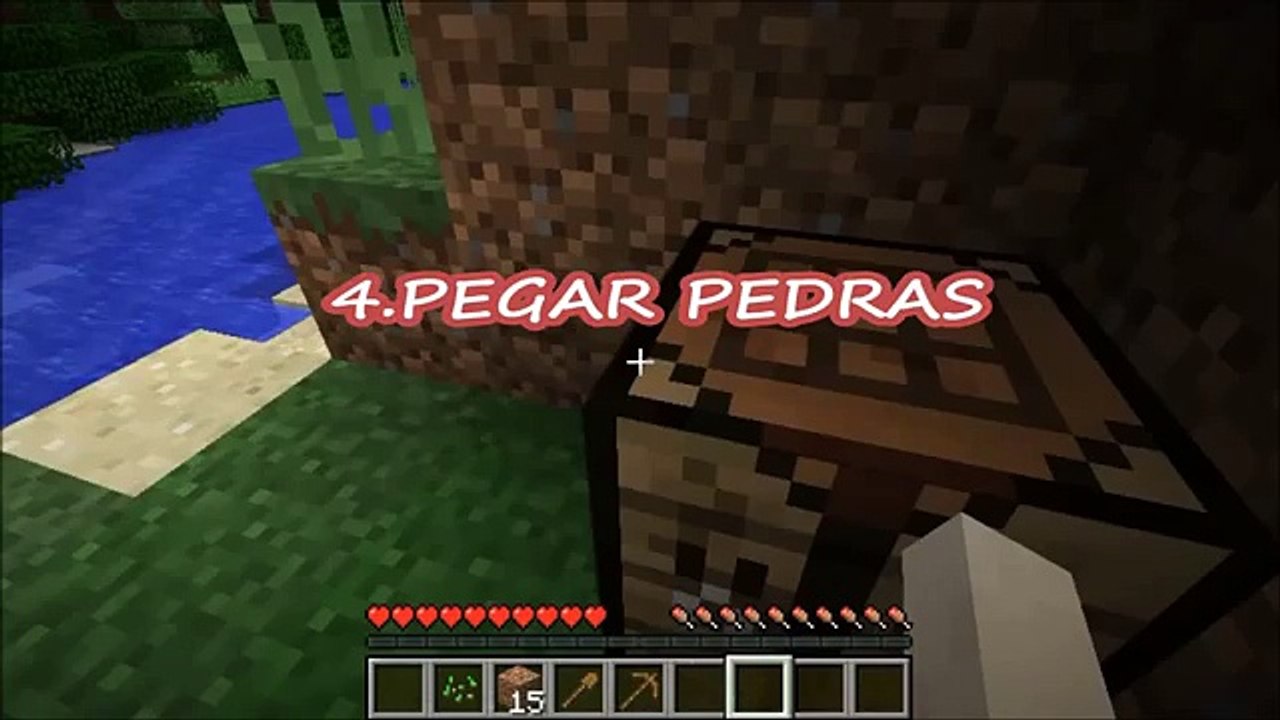 JOGANDO MINECRAFT TUTORIAL - EPISÓDIO 1