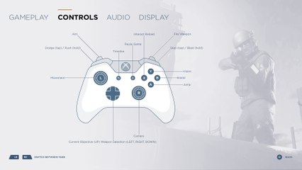Quantum Break - Gameplay Options: Controller Button Layout, Audio & Display Setting Details Xbox One HD