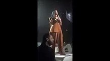 A fan drop “Allah hu Akbar” in the microphone during a concert of Rihanna