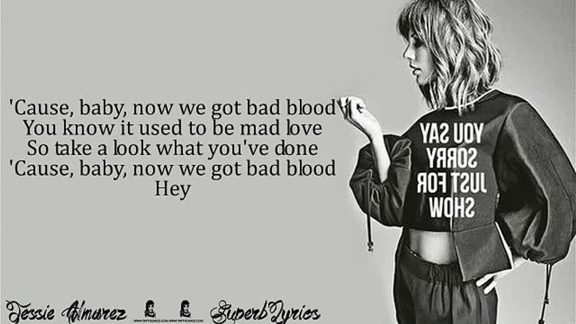 Taylor Swift Bad Blood Lyrics