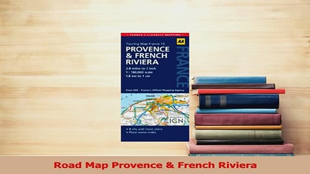 PDF Road Map Provence French Riviera Download Full Ebook