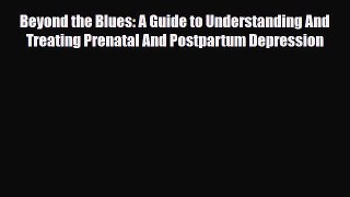 Read ‪Beyond the Blues: A Guide to Understanding And Treating Prenatal And Postpartum Depression‬