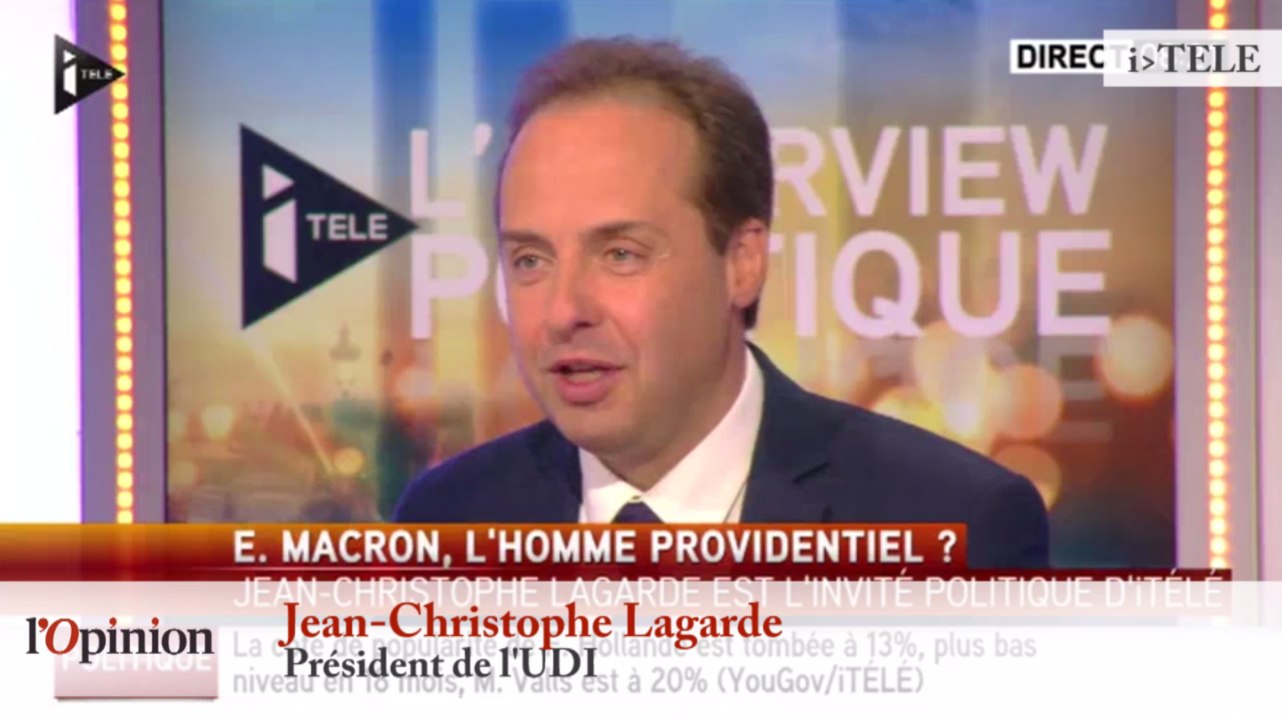 Jean-Christophe Lagarde sur Emmanuel Macron : «Quand on est ministre, il faut gouverner maintenant !»