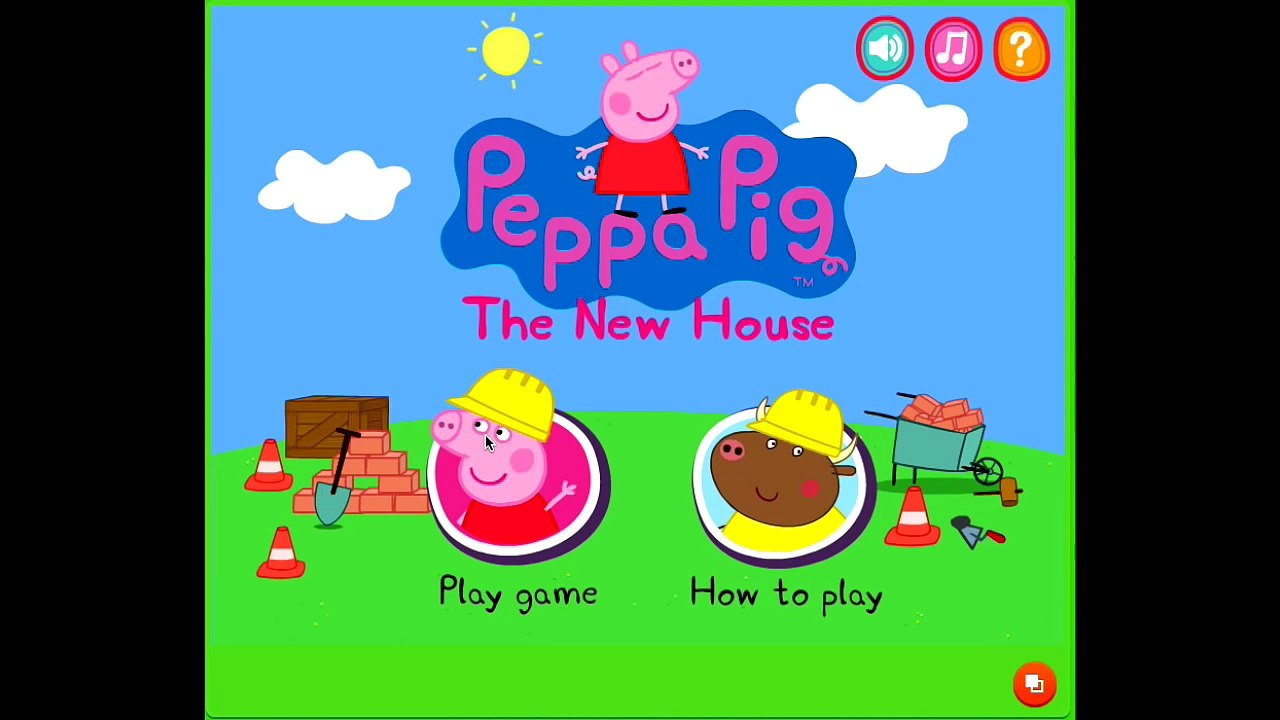 Peppa Pig Game Kids From English Episodes New House Play Doh Games for Kids In Nick Jr