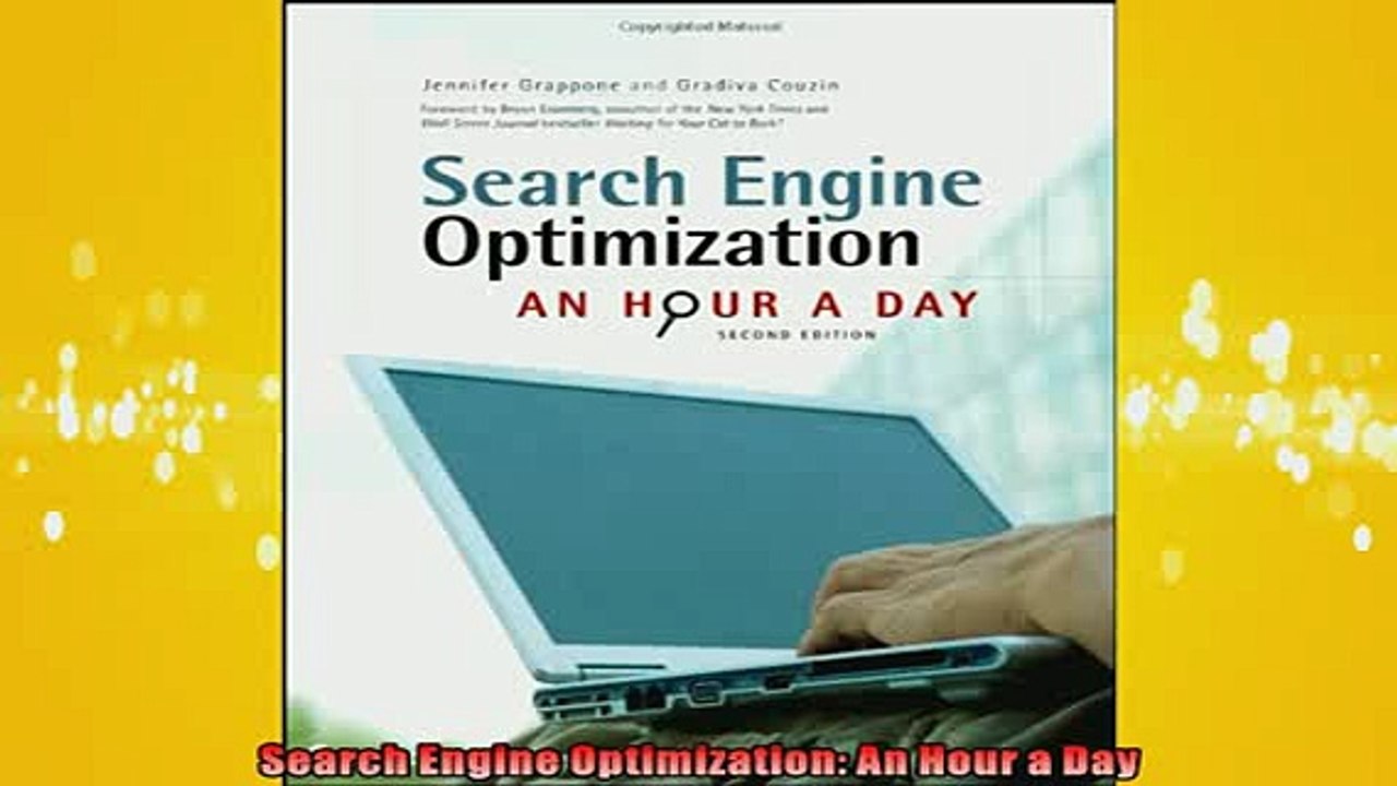 FREE DOWNLOAD  Search Engine Optimization An Hour a Day  BOOK ONLINE