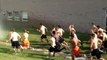 Loveland Tigers Football does their version of the ALS challenge