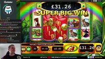 SUPER BIG WIN on Ruby Slippers Slot - £0.60 Bet