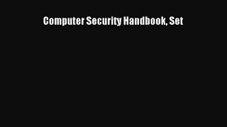 Read Computer Security Handbook Set Ebook Free