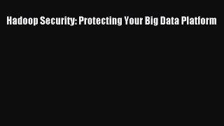 Download Hadoop Security: Protecting Your Big Data Platform PDF Free