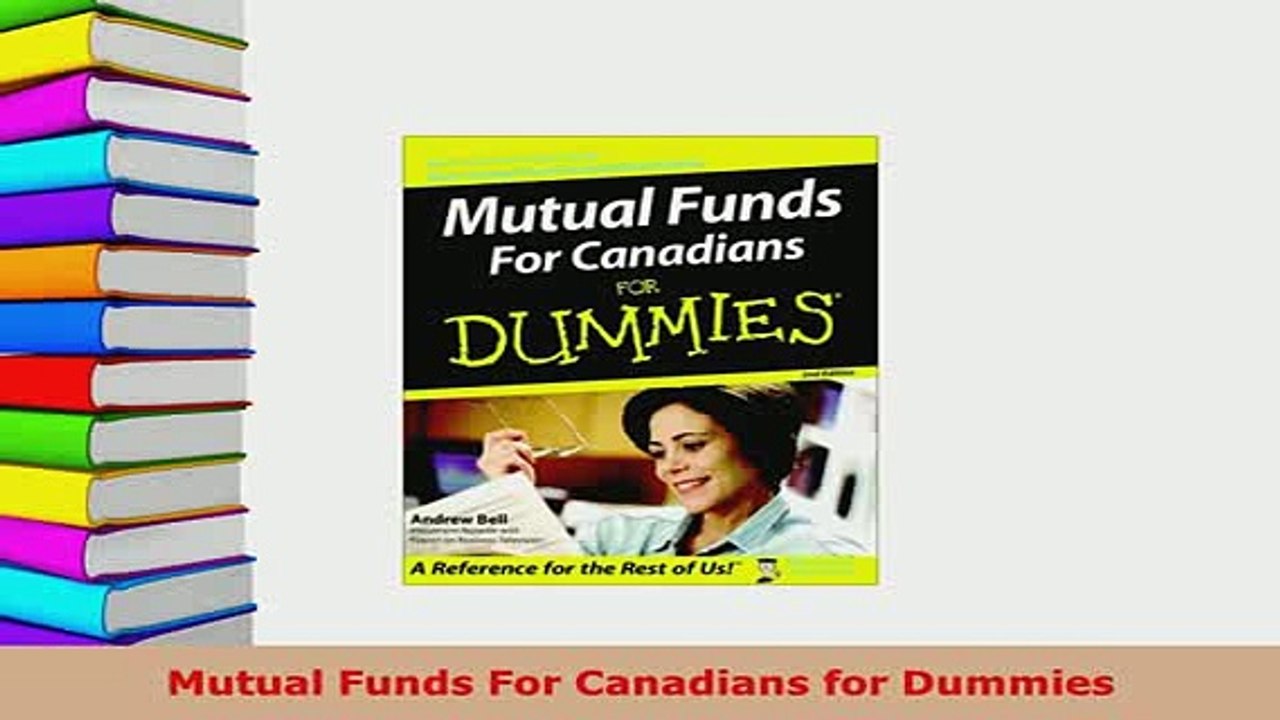 Download  Mutual Funds For Canadians for Dummies PDF Online
