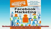 FREE PDF  The Complete Idiots Guide to Facebook Marketing Complete Idiots Guides Lifestyle  FREE BOOOK ONLINE