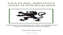 Read Culture  Identity and Nationalism  French Flanders in the Nineteenth and Twentieth Centuries