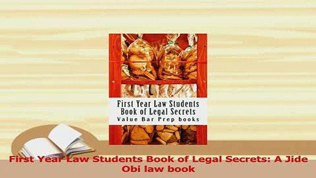 Read First Year Law Students Book of Legal Secrets A Jide Obi law book Ebook Free