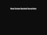 Read Real Estate Backed Securities Ebook Free