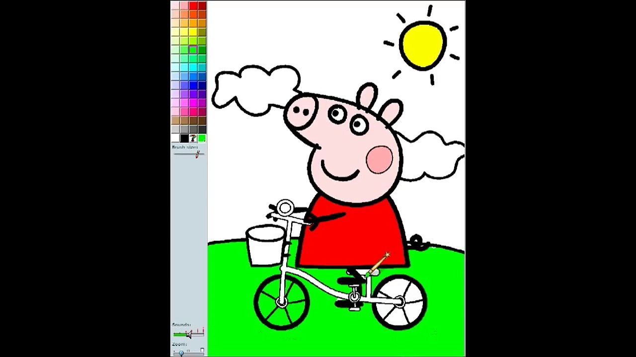 NickJr. Peppa Pig Coloring Pages Coloring Book 2 - Free Online Games Peppa Pig Games