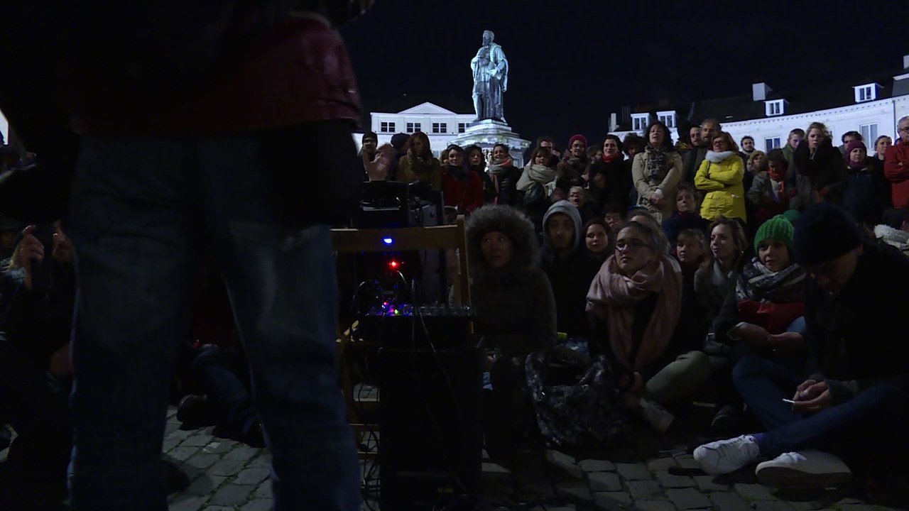 « Nuit Debout » à Bruxelles: "ras-le-bol" et "indignation"