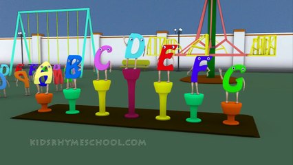 ABC song for kids │ ABC rhyme in 3D │Alphabet learning for toddlers