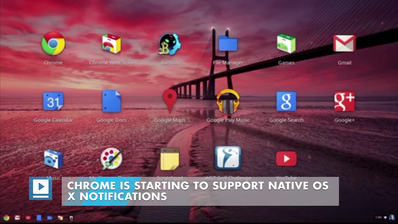 Chrome is starting to support native OS X notifications