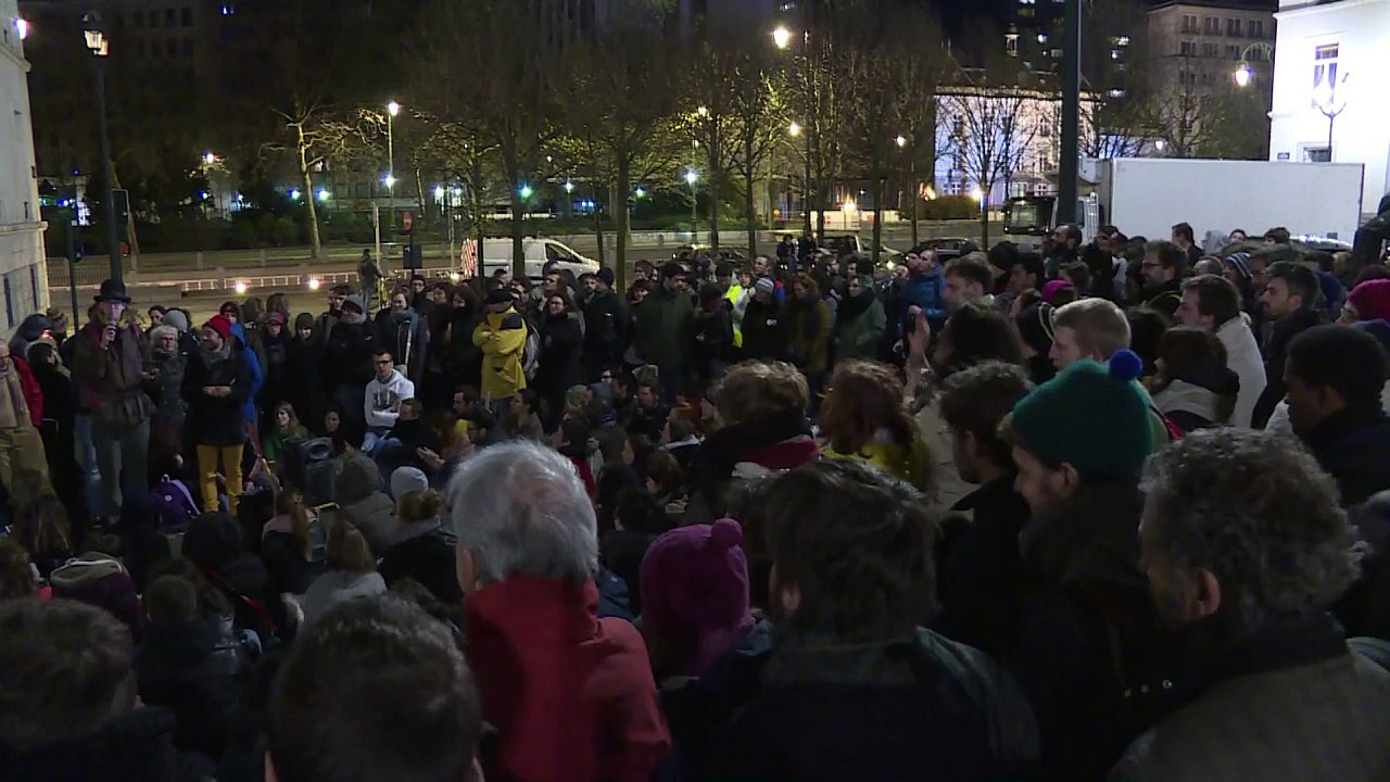 « Nuit Debout » à Bruxelles: "ras-le-bol" et "indignation"