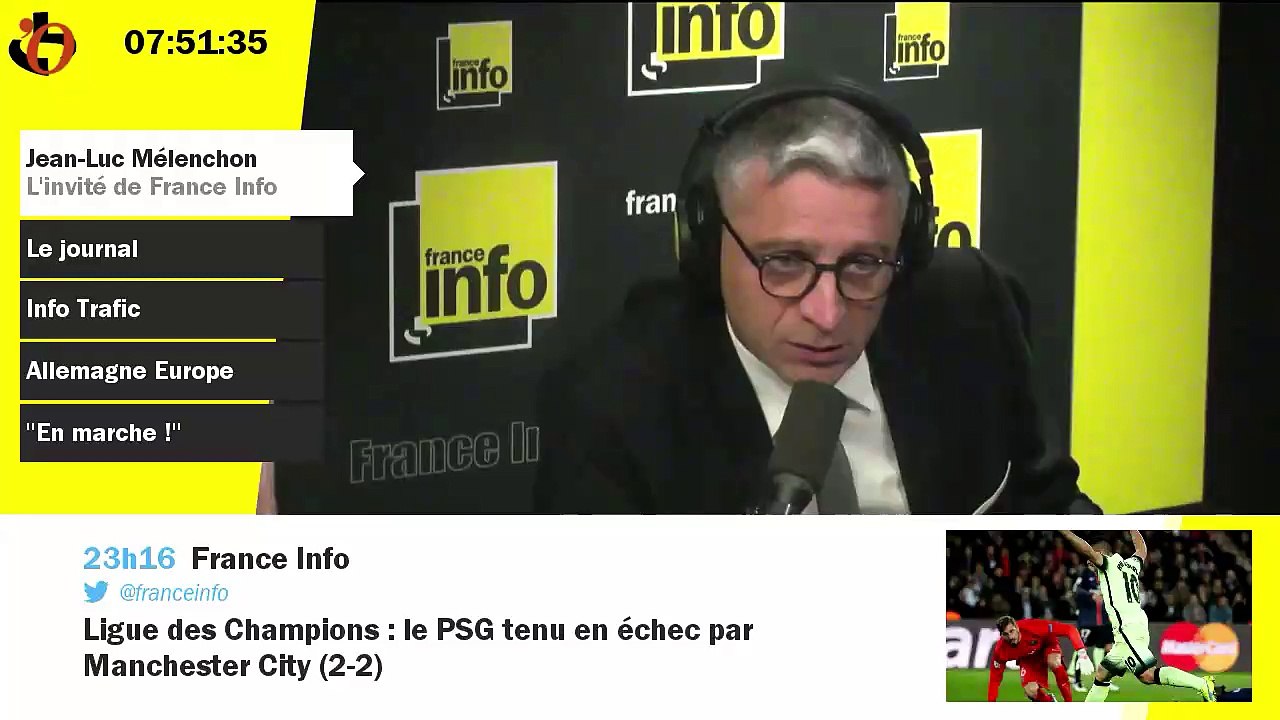 Mélenchon se moque de Macron, Twitter aussi