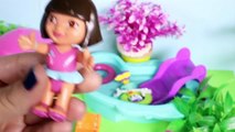 Dora The Explorer Swimming Pool and Camping Playset Daisy Beach Day Set Toy Videos Part 7