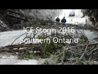 Spring Ice Storm Paralyzes Southern Ontario