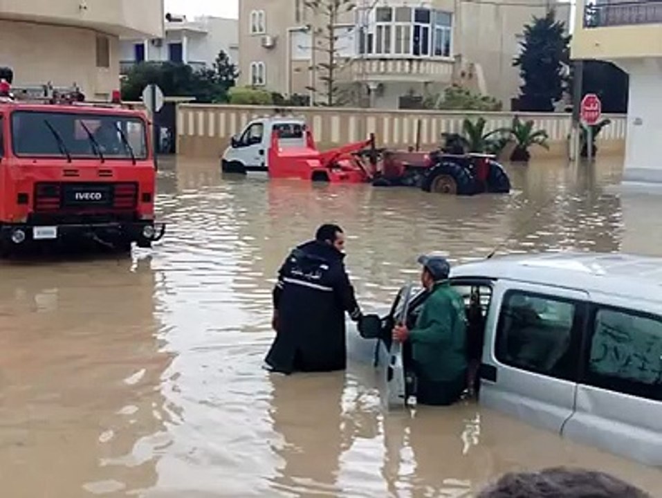 المهدية صباح اليوم بعد تهاطل الأمطار