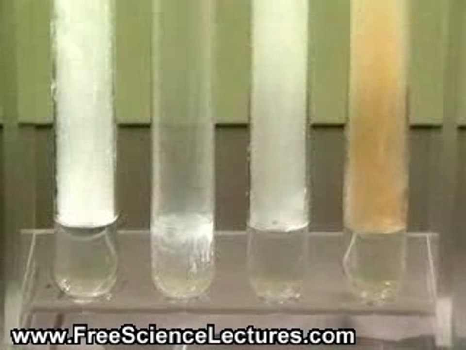Sodium Reacts with Four Acids