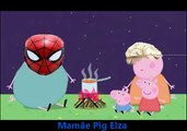 Familia Peppa Pig vira Frozen Homem Aranha Spiderman e Minions Video Superhero Toy