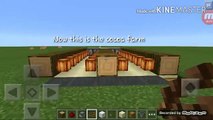 Minecarft PE (0.14) Redstone Tutorial : Cocoa Farm