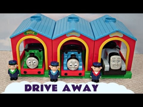 Kids Toy Train Thomas & Friends Set Thomas The Train Drive Away Talking Spencer Percy & Thomas