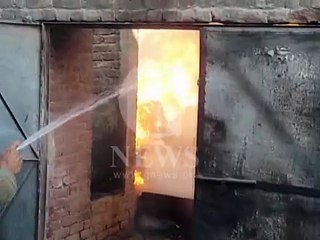 Gujranwala Factory on Fire