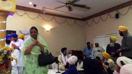 Protest Against Sarbjit Singh Dhunda