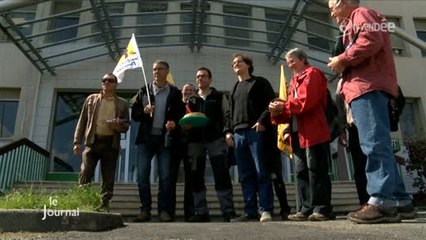 Vendée : Mobilisation devant la Chambre d'agriculture