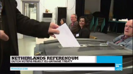 Netherlands referendum: Dutch voters reject EU-Ukraine treaty